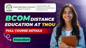 bcom distance education