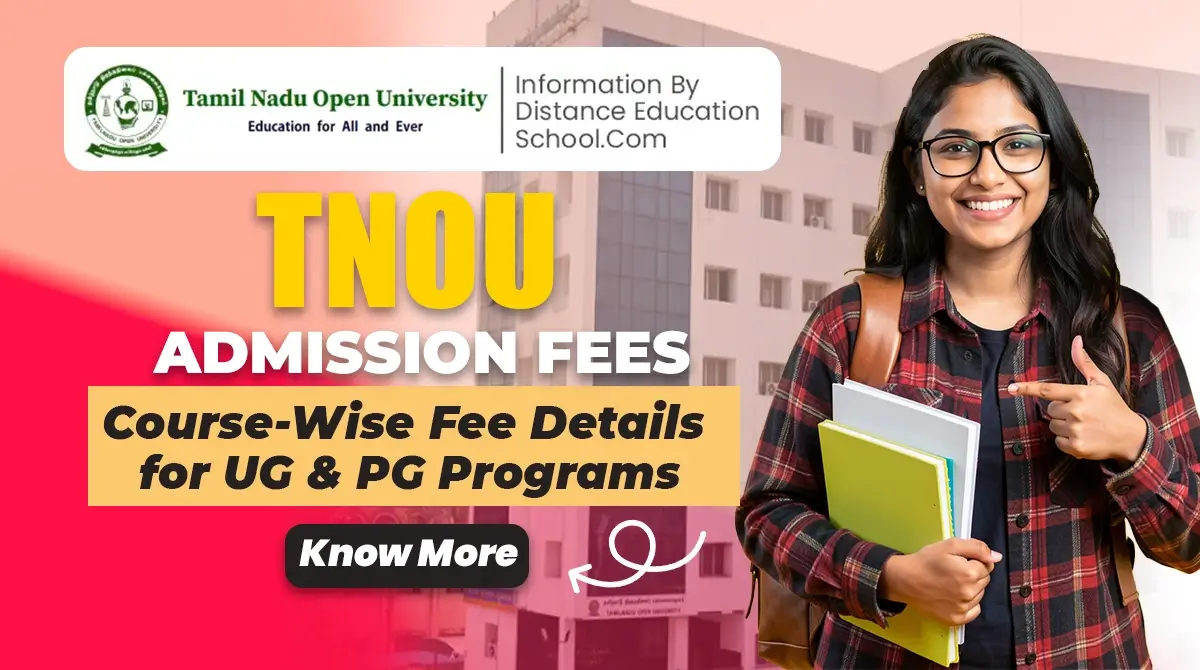 Read more about the article TNOU Admission Fees 2026 – Course-Wise Fees for UG & PG Programs