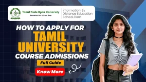 tamil university course admissions