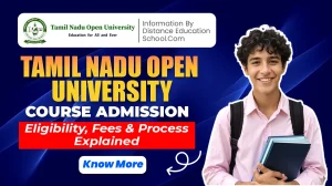 tamil nadu open university course admission